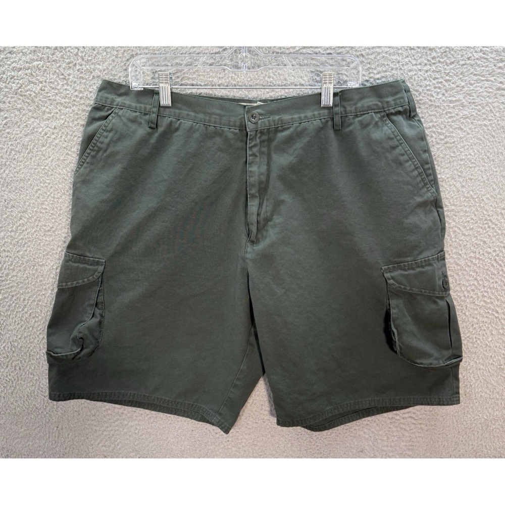 Vintage Northwest Territory Shorts Mens 42 Green‎ Canvas Cargo Grunge 90s Y2K